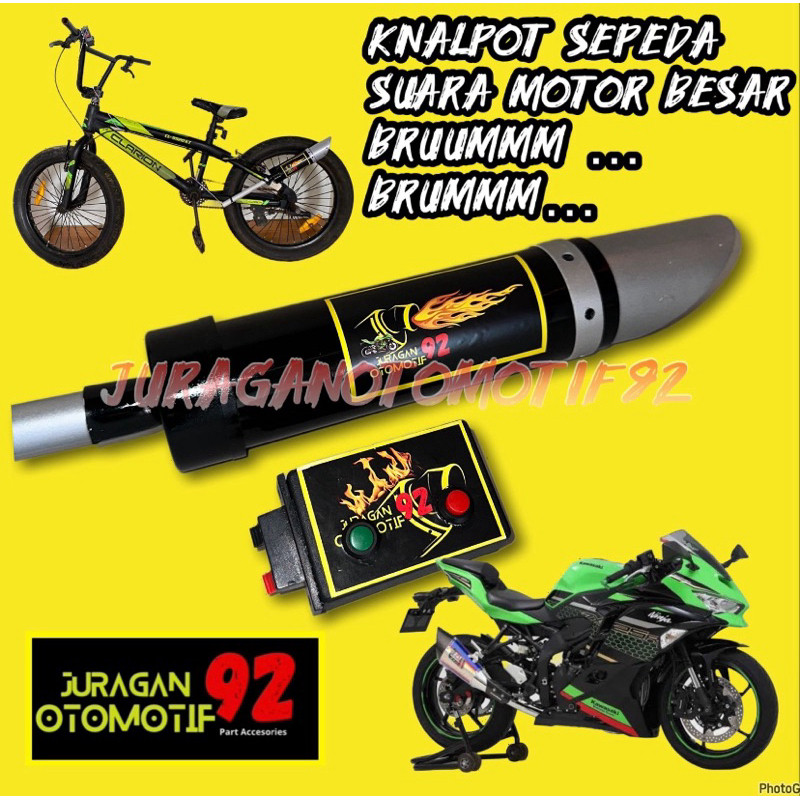 Gema Adventure knalpot sepeda bisa gas suara zx