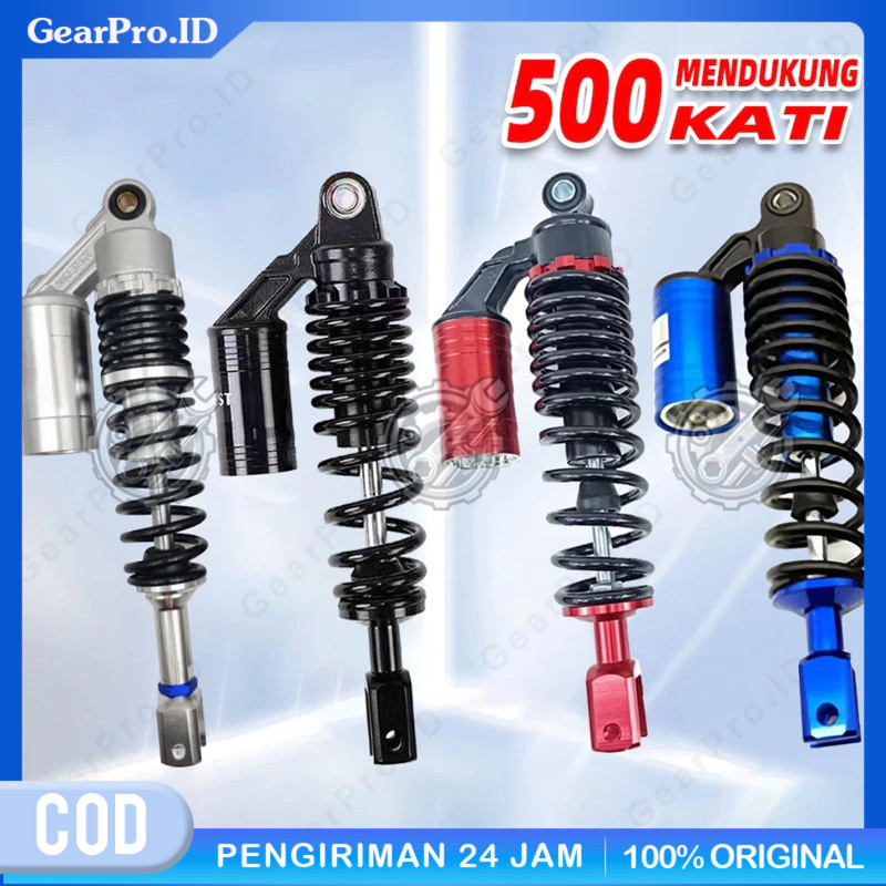 Shock Motor Belakang Tabung Atas 310MM 330MM Untuk Mio Sporty Smile Fino Soul Gear M3 J Soul GT Free