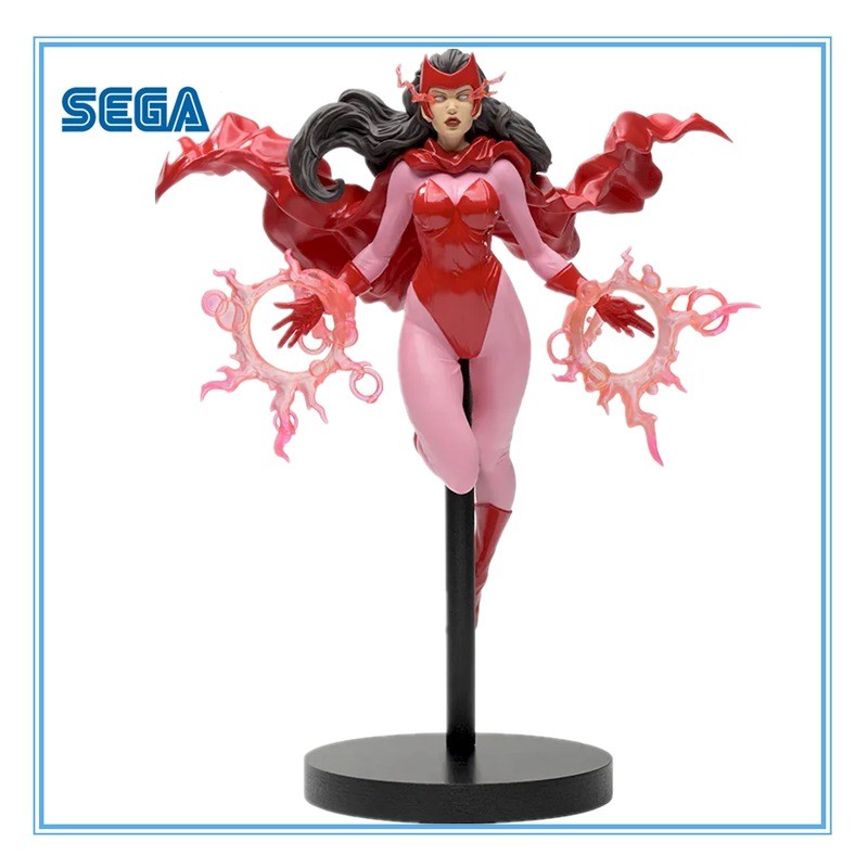 In Stock Original SEGA Marvel Comics Wanda Django Maximoff PVC 16cm Anime aracter Model Collection D