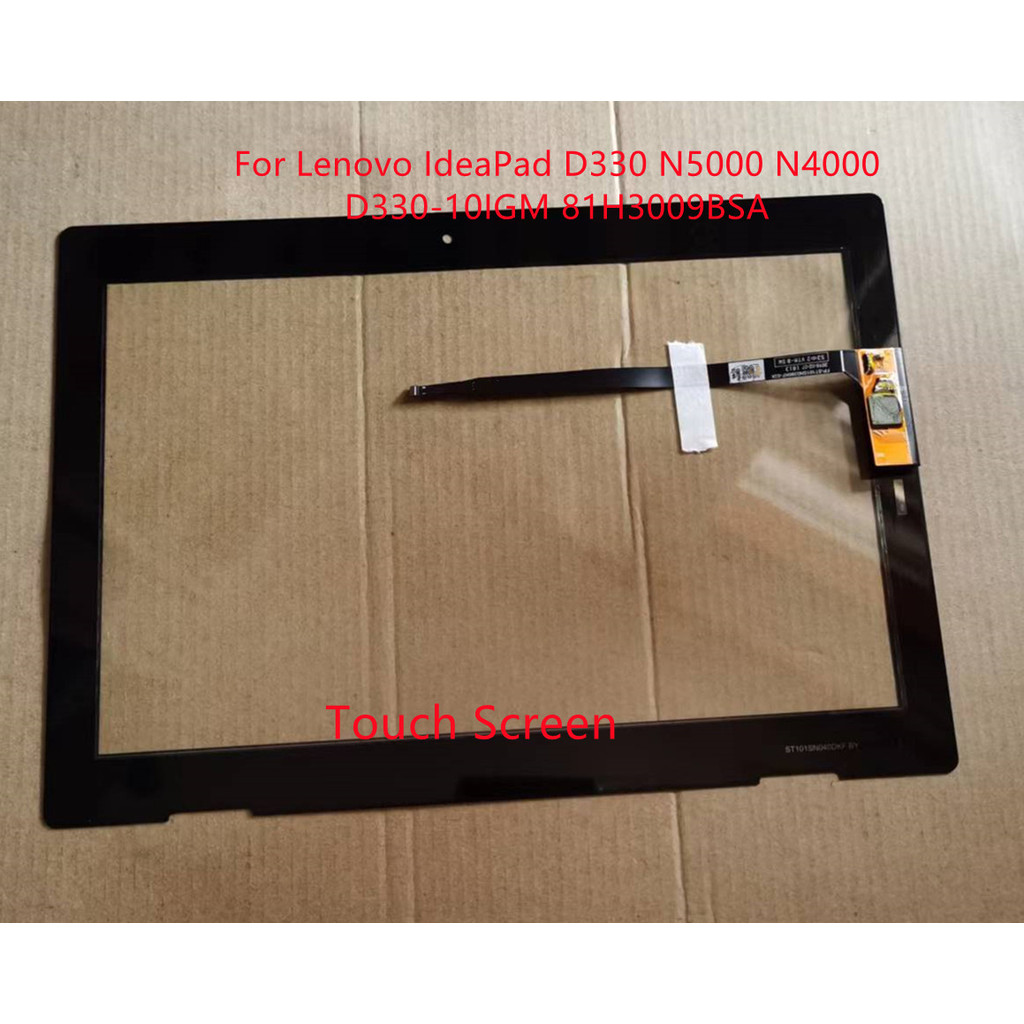 10.1''In For lenovo IdeaPad N4000 D330 N5000 D330-10IGM 81H3009BSA D330 Tou Screen Glass Panel Repla