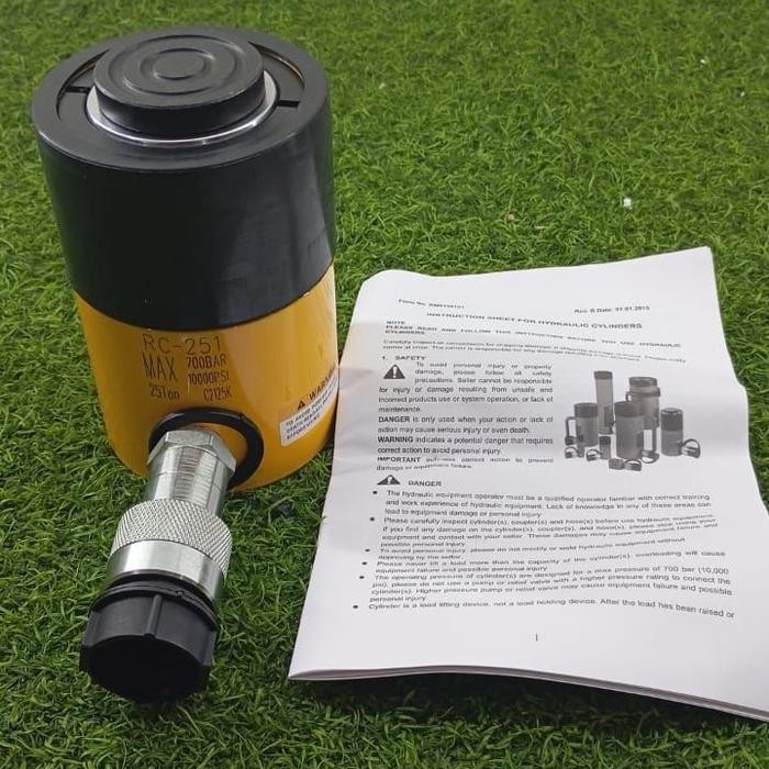 Hydraulic Cylinder 25 Ton 26mm RC-251 BARTON Hidrolik Jack 25T Silinder