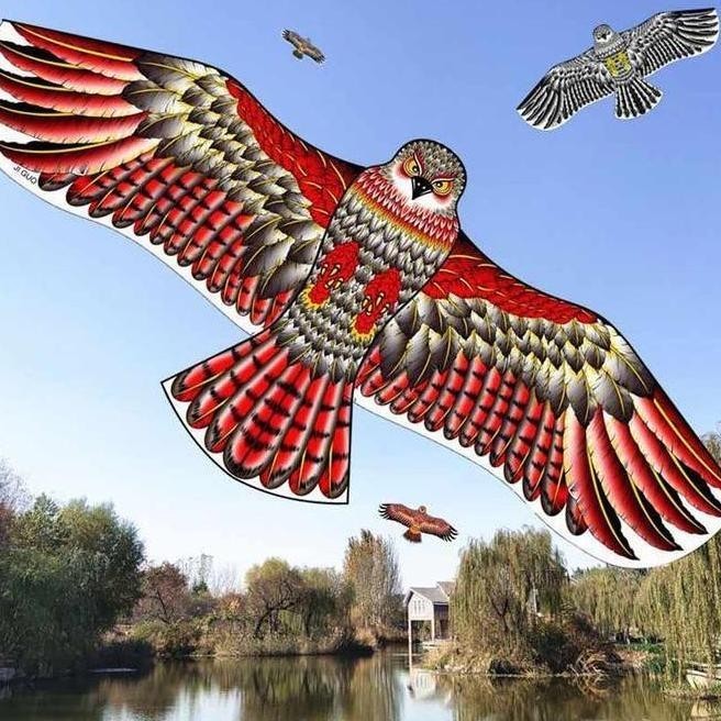 (Allthebest) LAYANGAN ELANG JUMBO MAINAN LAYANG LAYANG KE LAYANGAN LAYANGLAYANG NAGA SUKHOI OLAHRAGA