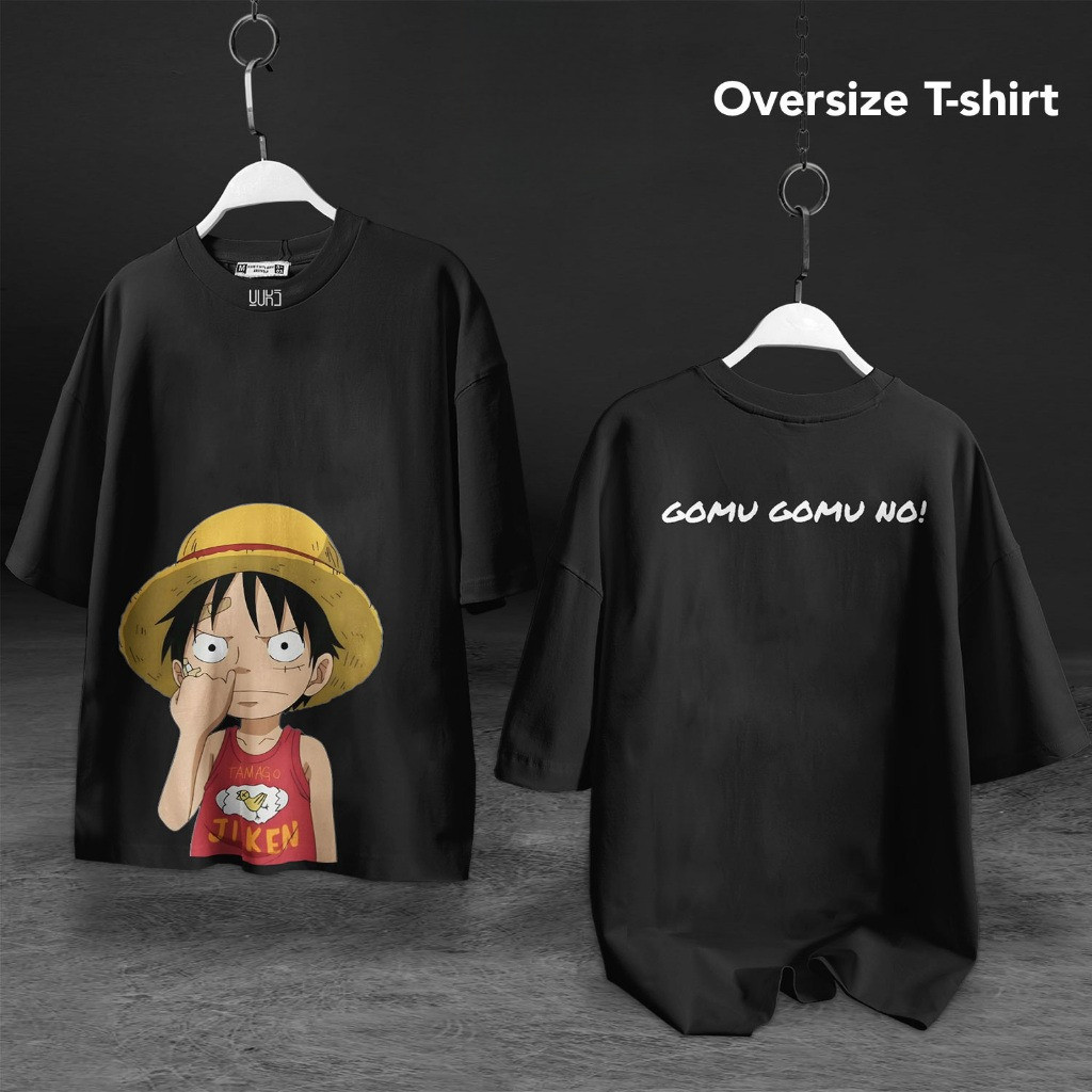 [COD] TSHIRT LUFFY KAOS Oblong Luffy Kecil Sedang Trend