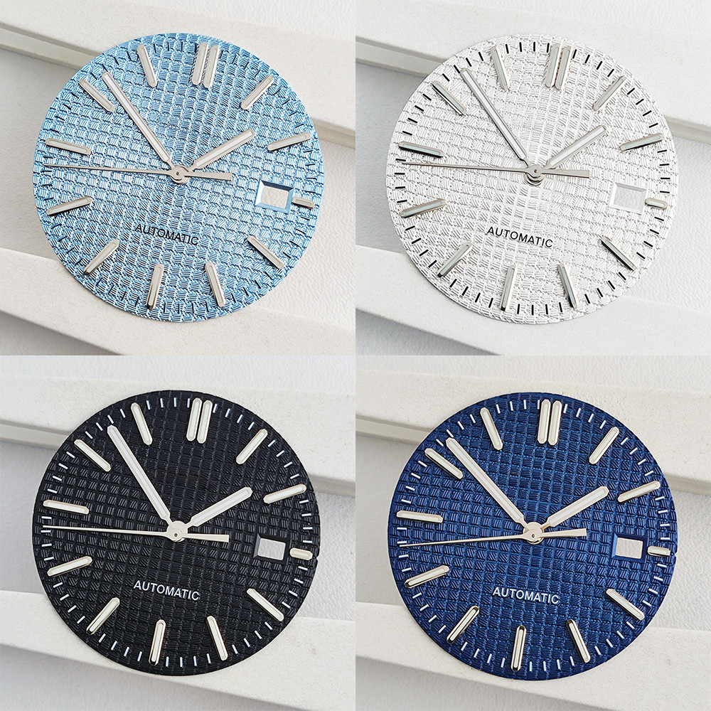 al+pointer, NH35 al, green glow in the dark, 31.8mm ameter, suitable for NH35/NH36 movements. Oak Y 