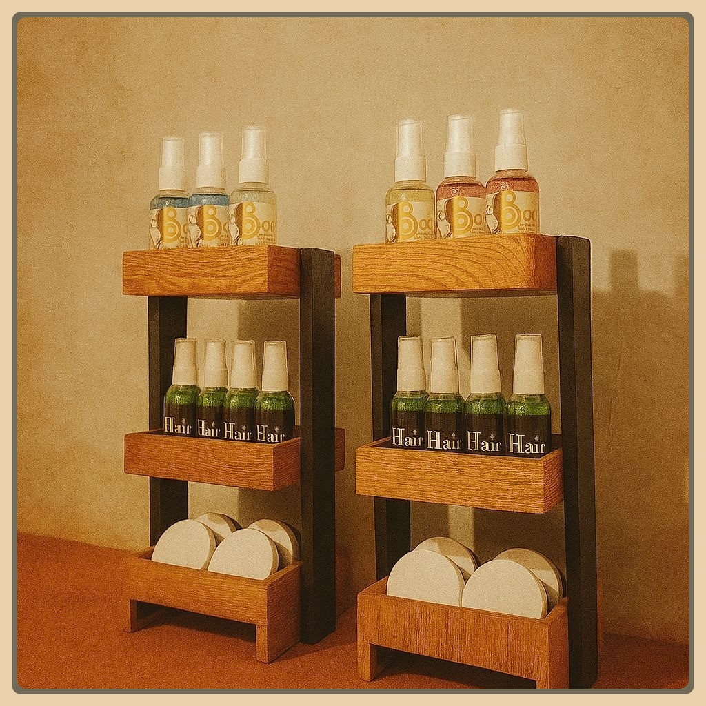 Rak Pomade || Rak Minyak Rambut || Rak Minyak Rambut Pomade