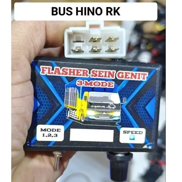 RUNSHOP_ Flasher Sein Kedip Cepat Genit 3 Mode Kedip 3x kedip 2x kedip 1x PNP Mobil Pickup Truk / Bu