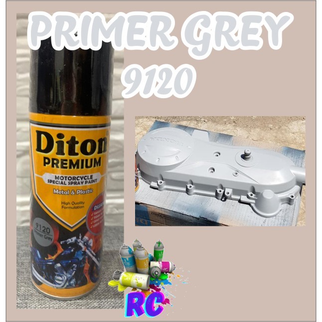 DITON PREMIUM 9120 PRIMER GREY cat dasar dasaran EPOXY POXY 400CC