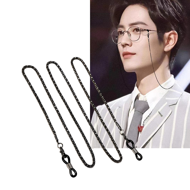 Rantai Kacamata Masker / Strap Kacamata / Tali Kacamata Pengait Anti Karat Pria Wanita