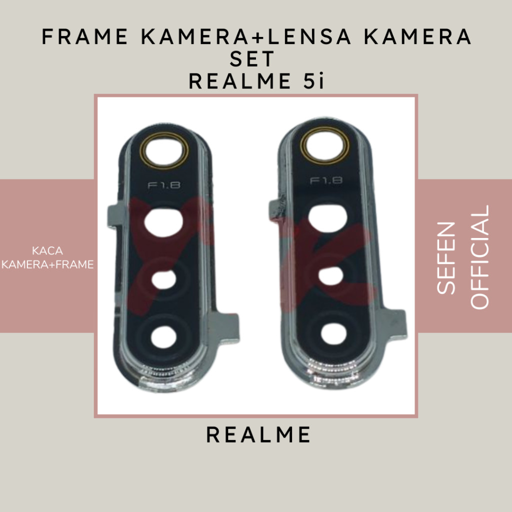 [LW] FRAME KAMERA + LENSA KAMERA REALME 5i SATU SET