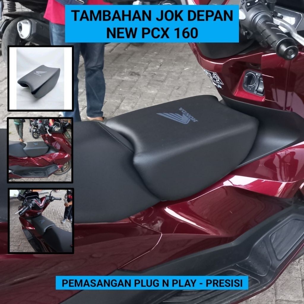 COD Jok PCX | Tambahan Jok Depan New PCX 160 ABS CBS - PCX 160 Roadsync Jumbo Busa Tebal Empuk / Jok