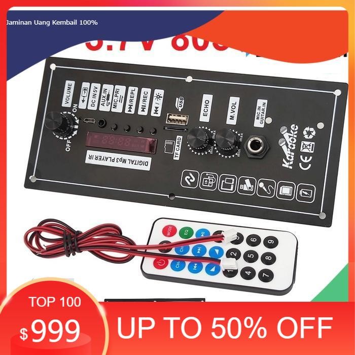 Papan Amplifier MP3 Mobil 3.7 V Papan Decoder Karaoke Amplifier Audio - 3.7 V