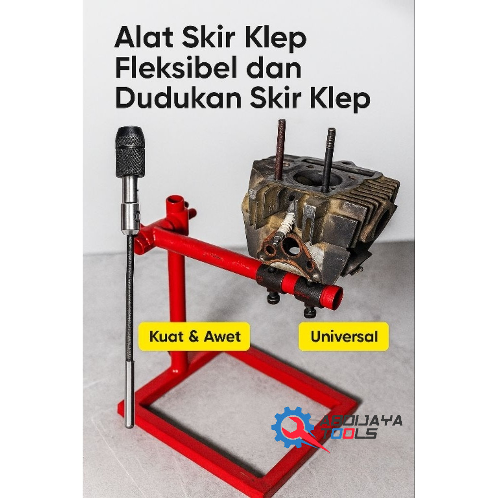 2 alat Skir klep dan dudukan skir klep universal