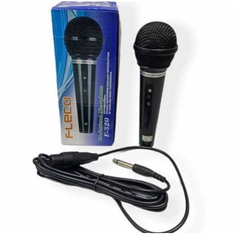 FLECO MICROPHONE FLECO F-320/MIC KARAOKE/MIC KABEL/MIC SPEAKER/MIC SALON