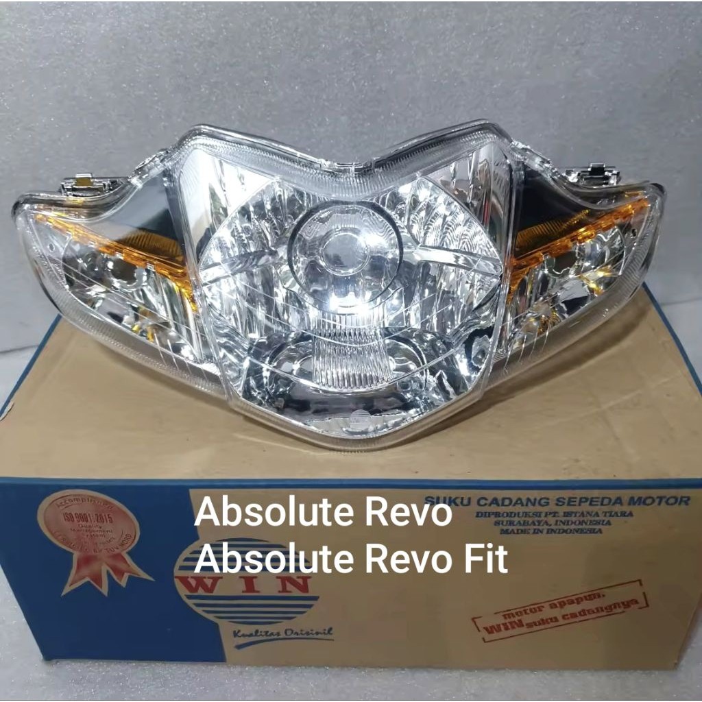 Reflektor Lampu Depan / Headlamp Honda ABSOLUTE REVO / ABSOLUTE REVO FIT Merk WIN