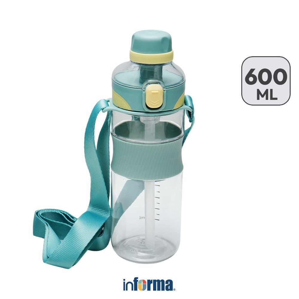 Informa Appetite Polly Botol Minum Tritan 600 ml - Hijau Tumbler Botol Air Tempat Minum Botol Minuma