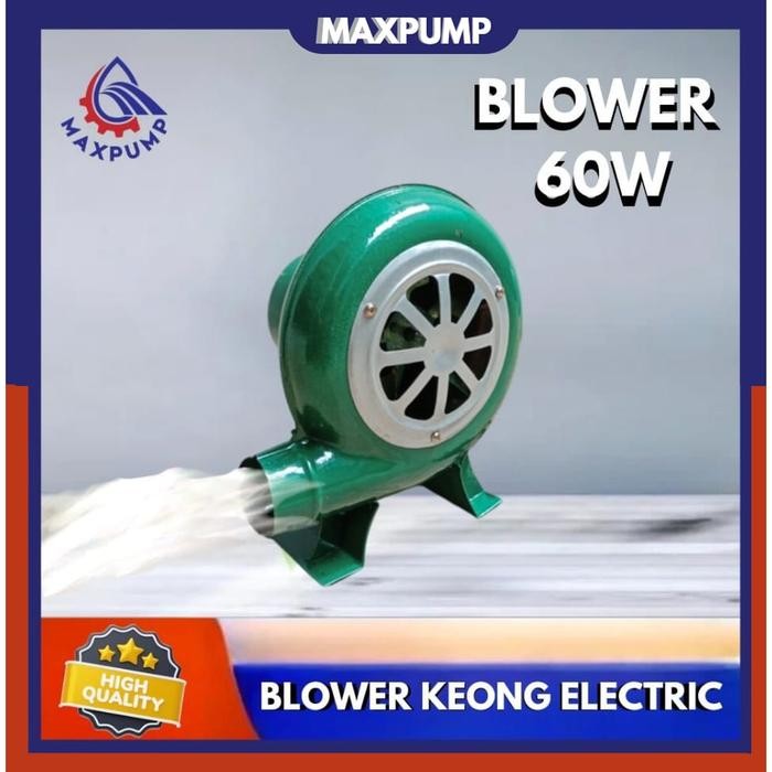 Blower keong hijau kipas angin / Mesin electrik blower kipas duduk