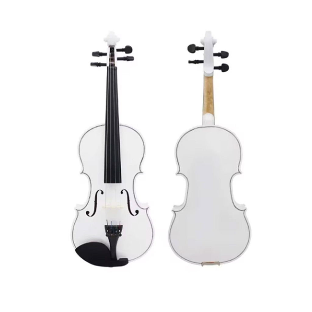 Astonvilla 4/4 Violin Series Set White Made of Basswood Violin Instrument Accessories Suitable for P