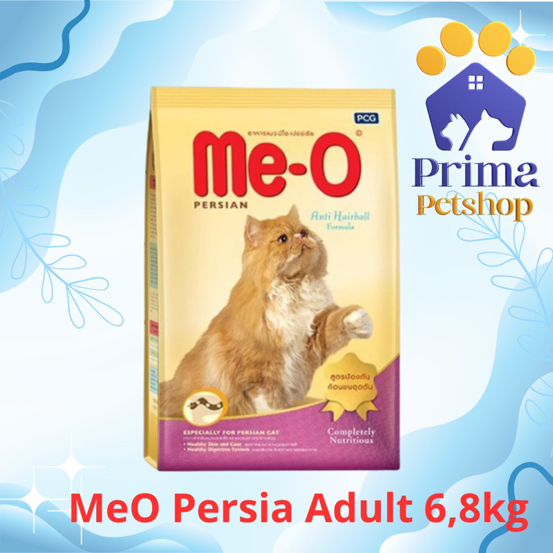 Meo Persia Adult 6,8kg Meo 7kg Me-O makanan kucing dewasa