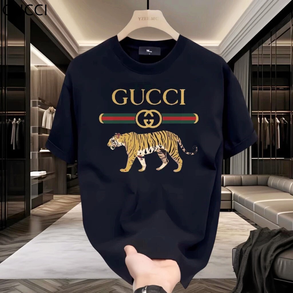 【COD】Kaos t shirt Kaus baju kaos pria baju kaos branded pria original t shirt Lengan Pendek Harimau 