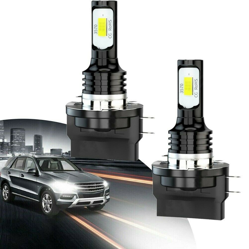 2Pcs 20000LM H11B H8B H15 Led Bulb Headlight Driving Light Daytimes Running Light 3570 CSP Light 600