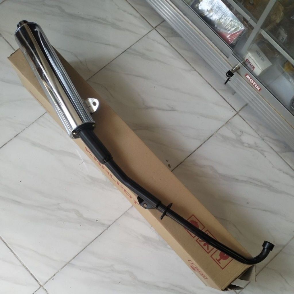 Knalpot Supra X 125 RR Standart Honda Original