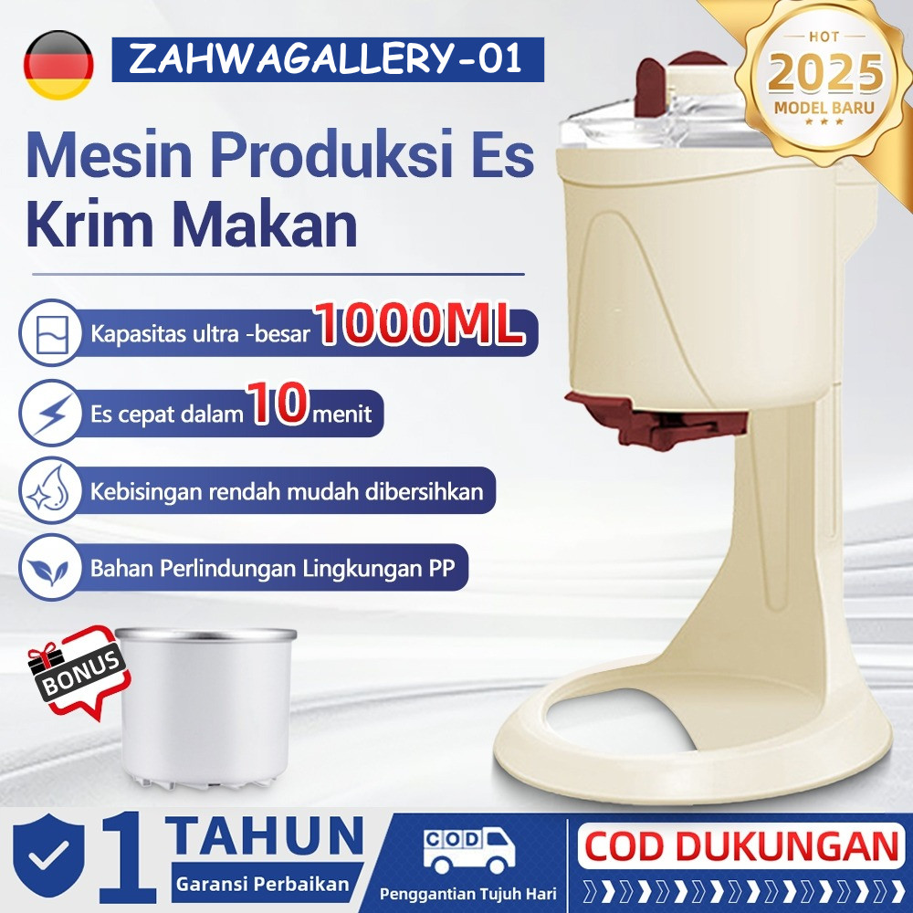 Zahwagallery-01 Mesin Es Krim Kerucut Multifungsi, Mesin Es Krim Buah Diy Anak-anak Rumah Tangga, Me
