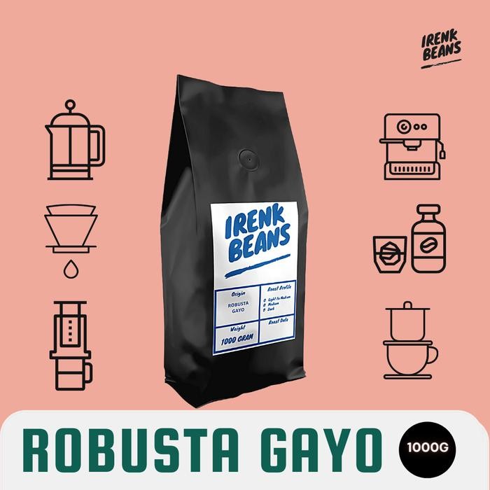 [SIMARI] Kopi Robusta Gayo 1000g Biji Bubuk - BIJI KOPI