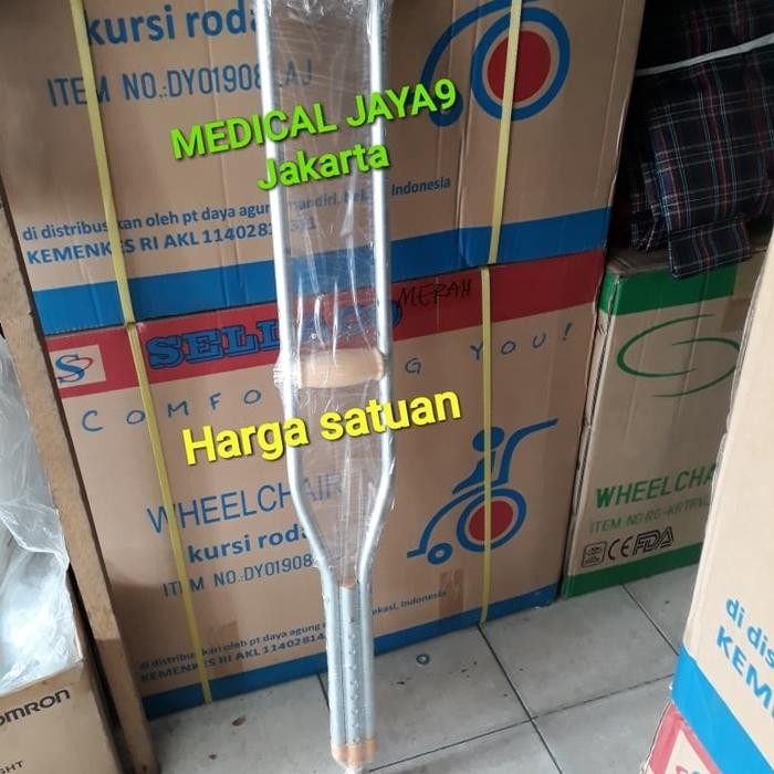 TONGKAT KETIAK TONGKAT KRUK CRUTCH KETEK KESELEO PATAH TULANG KAKI