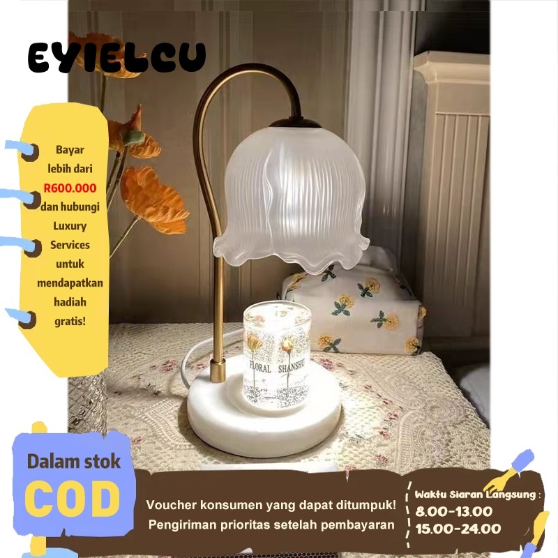 Lampu Lilin Peleburan Aromaterapi Lampu Lilin Peleburan Marmer Eropa Romantis Lampu Lilin Peleburan 