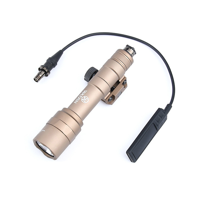 Surefir M600U Flashlight M600  Scout Rifle   LED Light Dual Function Switch Fit 20mm Rail