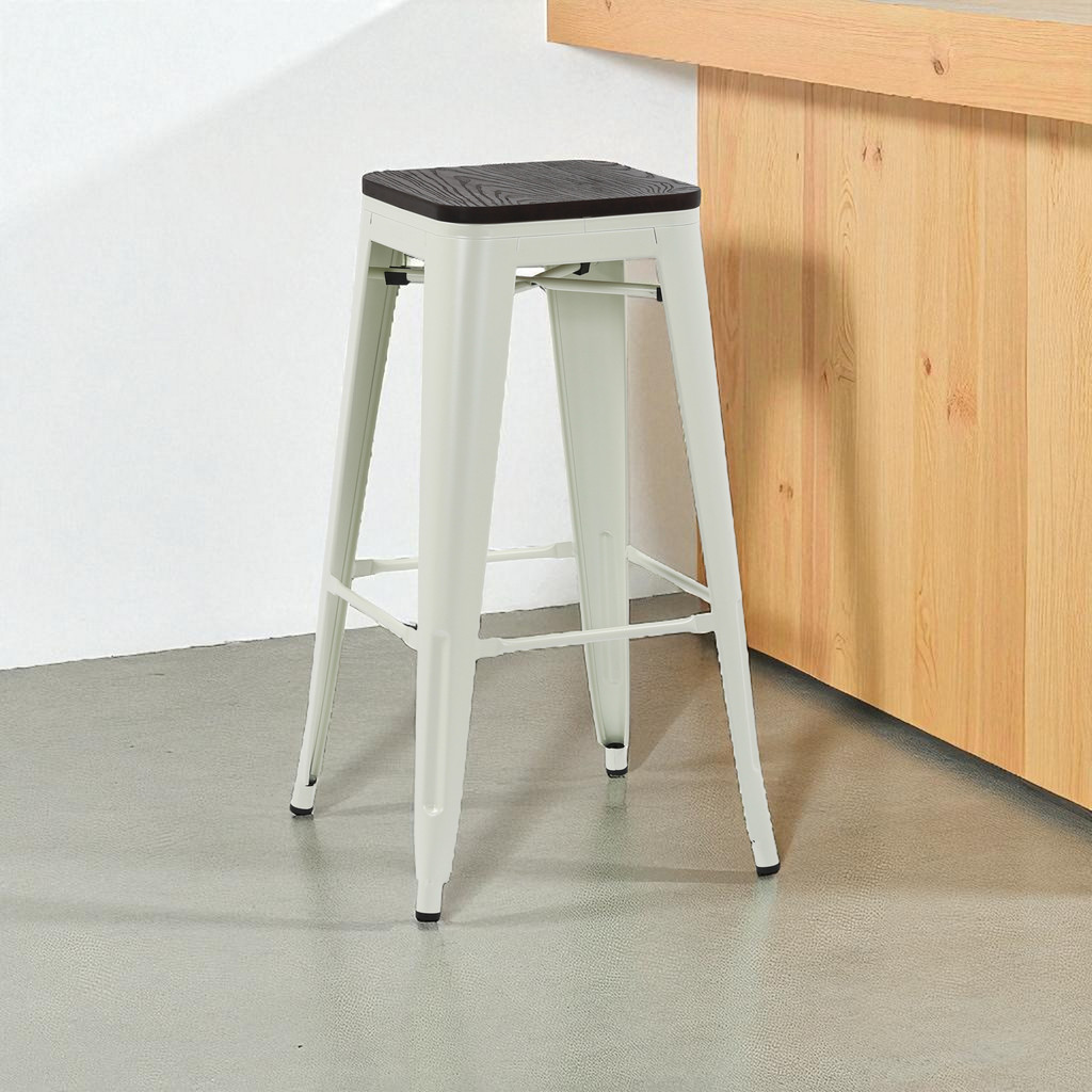 Informa London Bangku Bar Kayu - Putih Ivory Spring Bed Matras Latex Kasur Nyaman Tempat Tidur Mattr