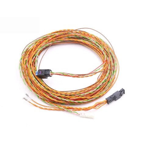 FOR NEW OCTAVIA MK4 High Line Rear View Camera with Guidance Line + wiring harness 5E3827566 5WA 980