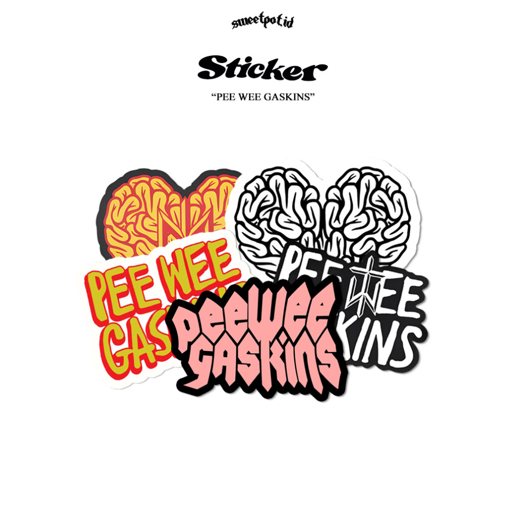 Sticker Pee Wee Gaskins Edition / Maternal / Partydork / Pwg / Apwg / Sticker Bijian / Sticker Ecera