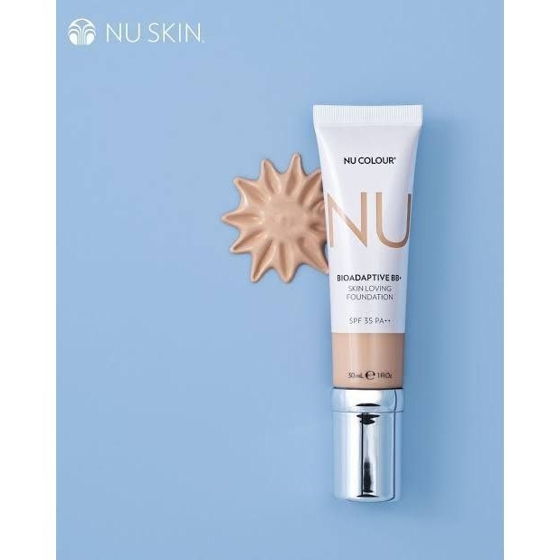 Zia Nu Skin Nu Colour Bioadaptive BB+ Foundation / Bedak Cair BB Cream dengan SPF, Menyesuaikan Warn