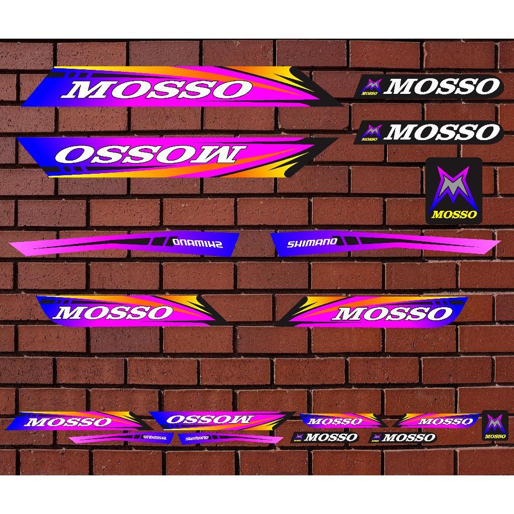 STICKER SEPEDA MOSSO VARIASI BMX SELI MTB