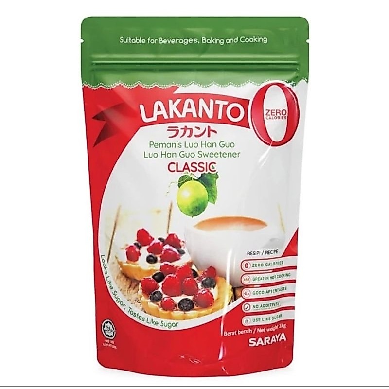LAKANTO CLASSIC ZERO CALORIES 1 KG