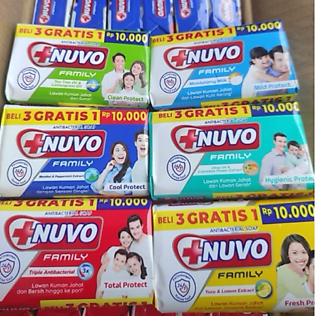 SABUN BATANG NUVO 72gr 1 DUS