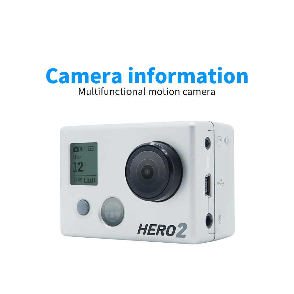 (Used) GoPro HD HERO2 Second generation entry level ultra wide angle Sports Camera Go Pro HD vlog sm