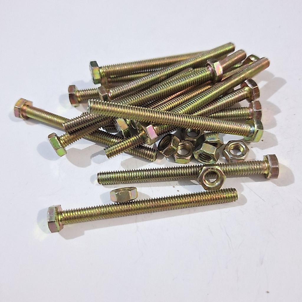 PAKET HEMAT BAUT 10 PANJANG 7CM PLUS MUR M6X70
