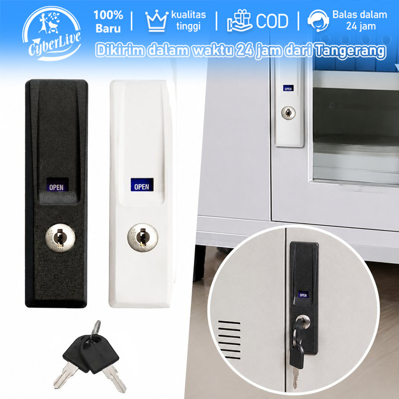 Kunci Lemari Sliding 1set Kunci Filing Cabinet Sliding Pintu Geser Kunci Lemari Arsip Kunci Sliding