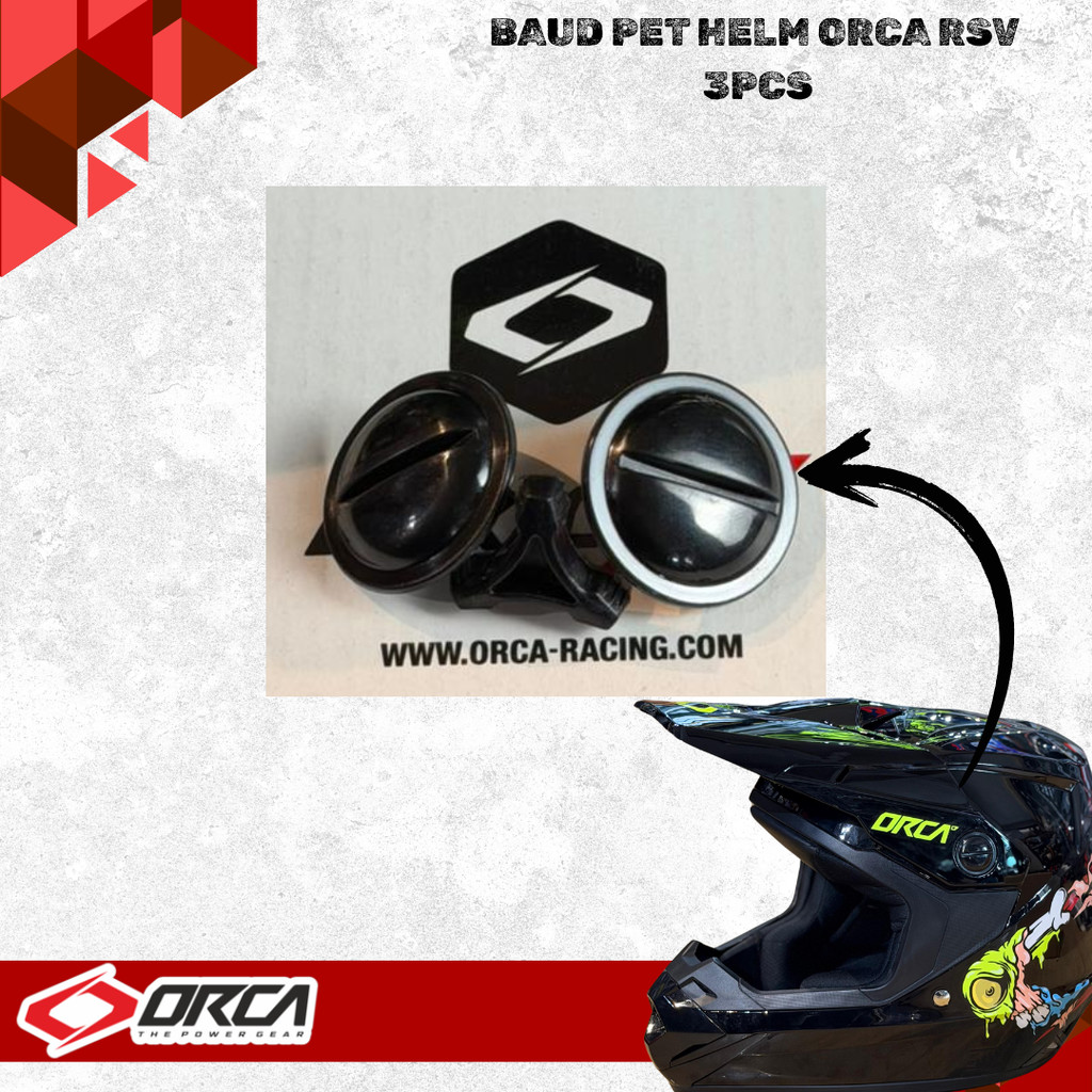 Baud Pet Helm ORCA RSV Original Set 3pcs
