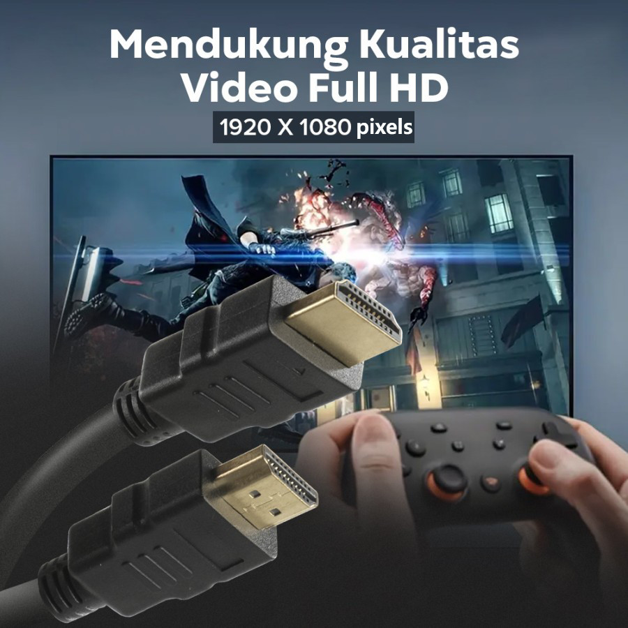 Kabel HDMI STB Indihome Nexmedia BEILINK Original Premium Full HD 1080p