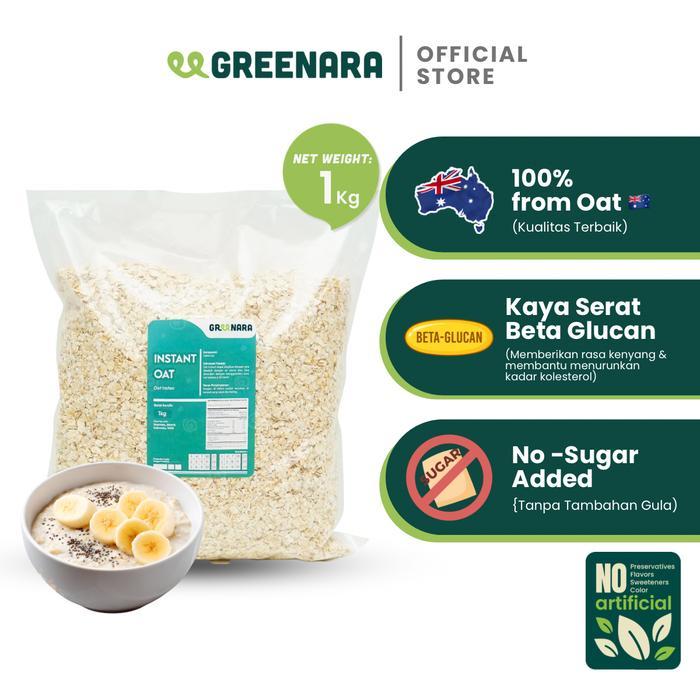 Greenara Instant Oat 1kg / Oat Instan 1kg