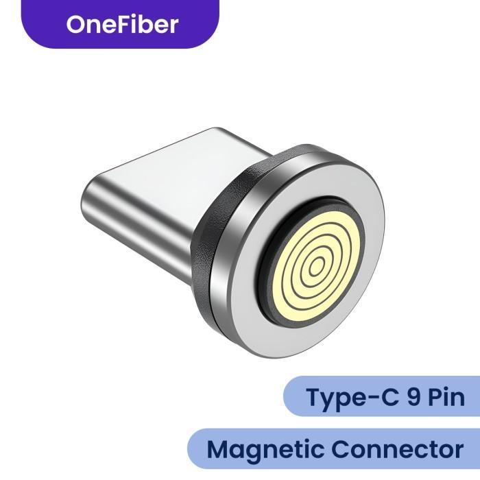Spare 9-pin Magnetic Connector / Tip Kabel USB Magnetic Onefiber - Type C