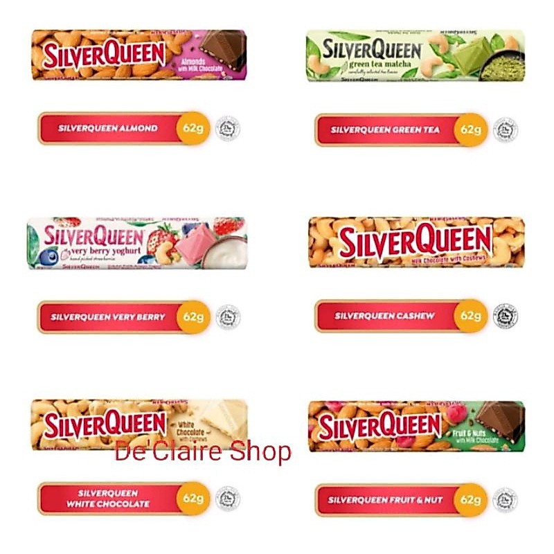 SilverQueen Uk 52g Besar & 22g Kecil  & Silverqueen Bites