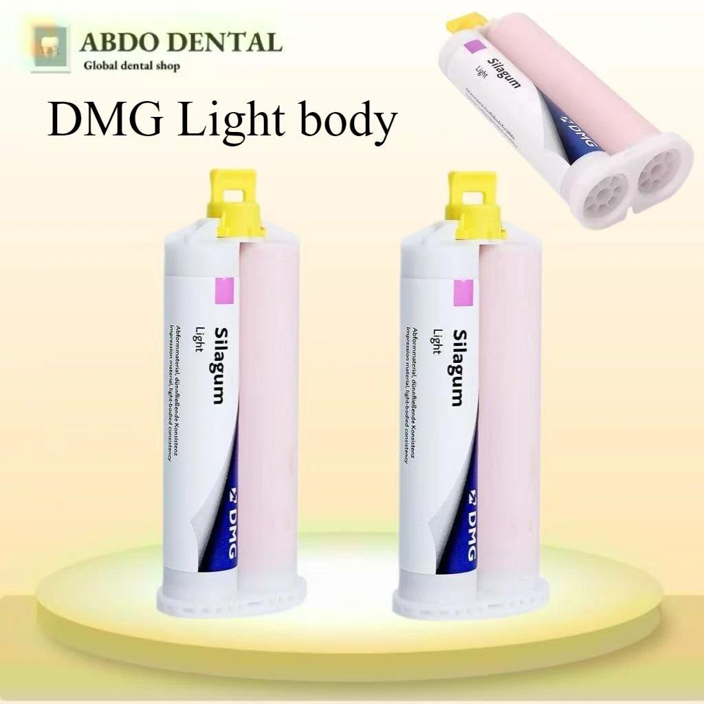 DMG Silagum Dental Silicone Soft Putty A Light-Body VPS Dentistry Impression Material Kit Heavy Body