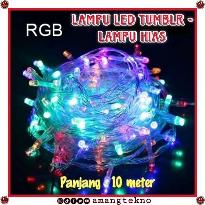 LAMPU LED TUMBLR / LAMPU HIAS PANJANG 10M