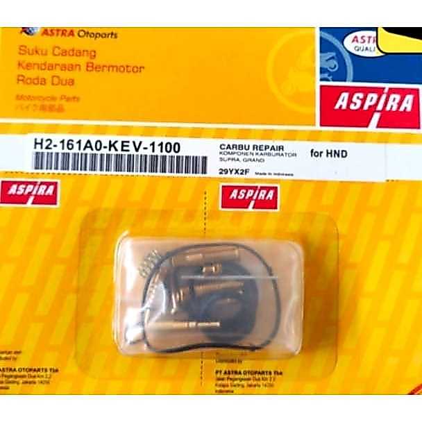 REPAIRKIT KARBURATOR KEV SUPRA X LAMA GRAND LEGENDA PRIMA,WIN ,ORIGINAL ASPIRA