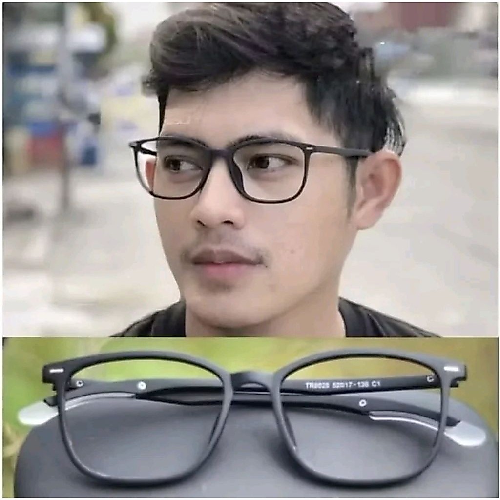 <KACAMATA KOTAK TR CEWEK COWOK KODE 8025> BISA REQUEST MINUS LENSA ANTIRADIASI BLUCROMIC PHOTOCROMIC
