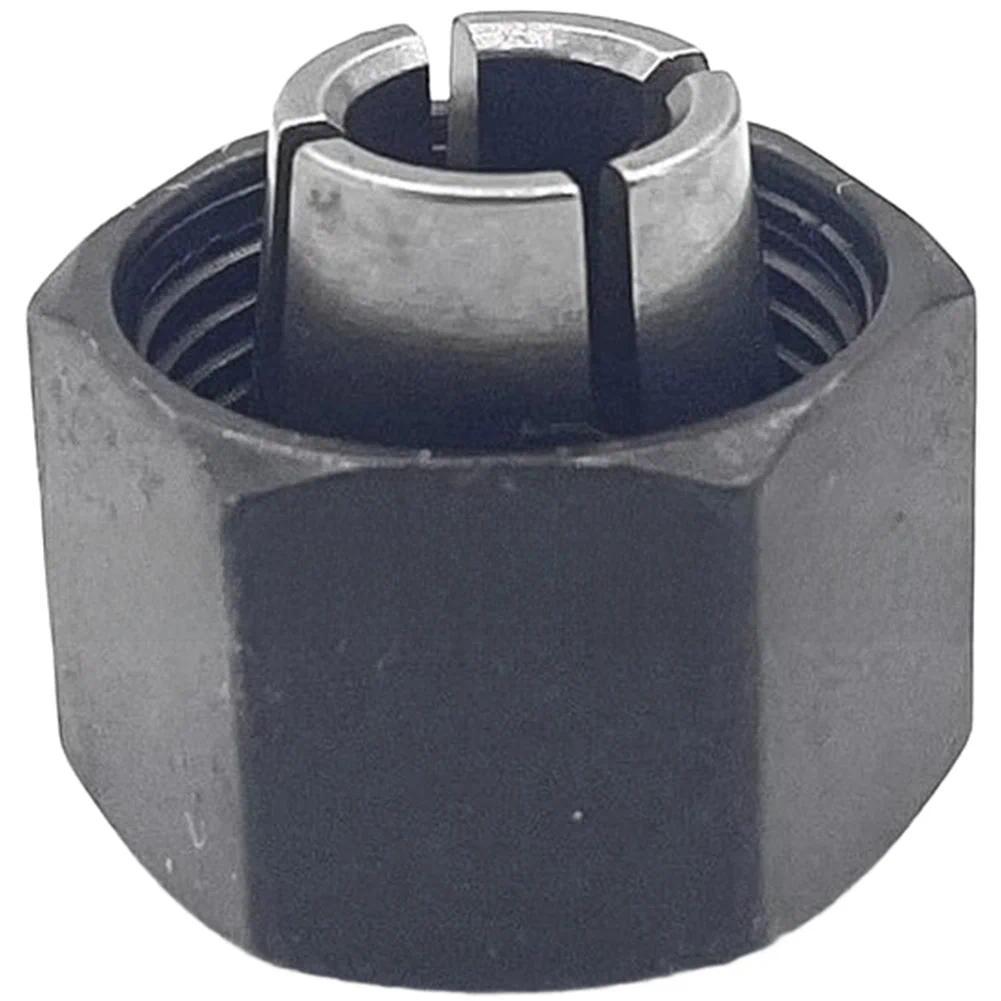 Router Chuck Nut Router Collet Nut Workshop Repair Metal Construction Compact Design Easy Installati